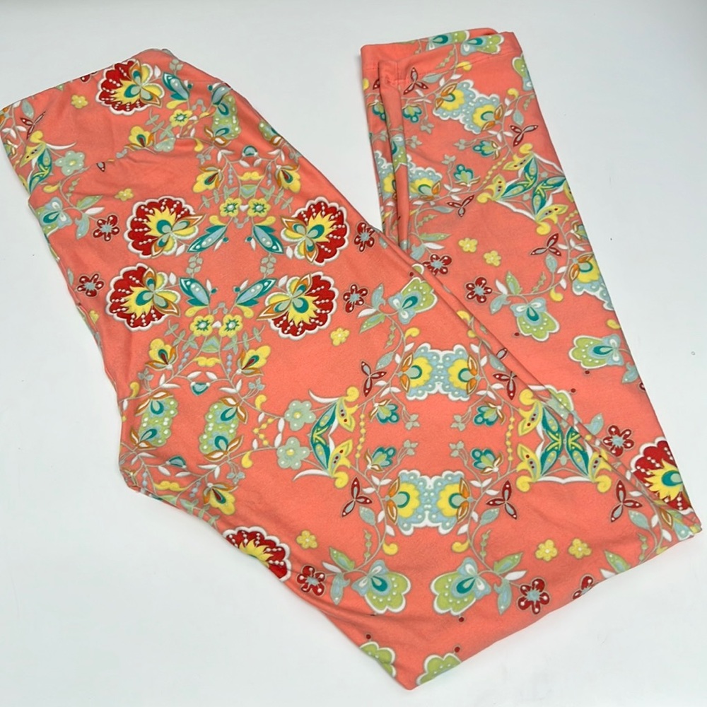 LulaRoe Floral Print one size leggings